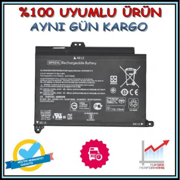 Hp Pavilion 15-AU110NT Batarya Pil