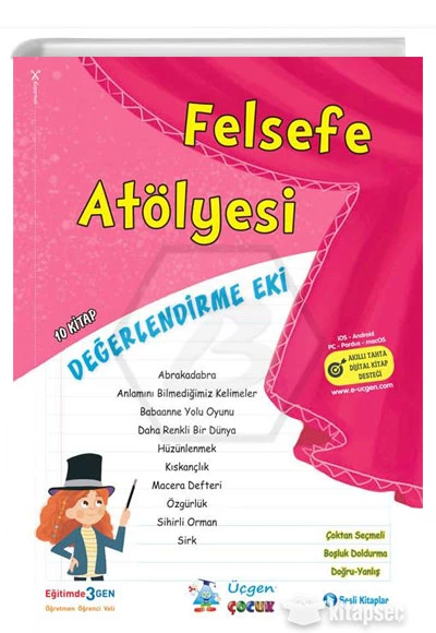 FELSEFE ATÖLYESİ + Felsefe Defteri 32 Sayfa (10 Kitaplı Okuma Seti + Değerlendirme Eki)