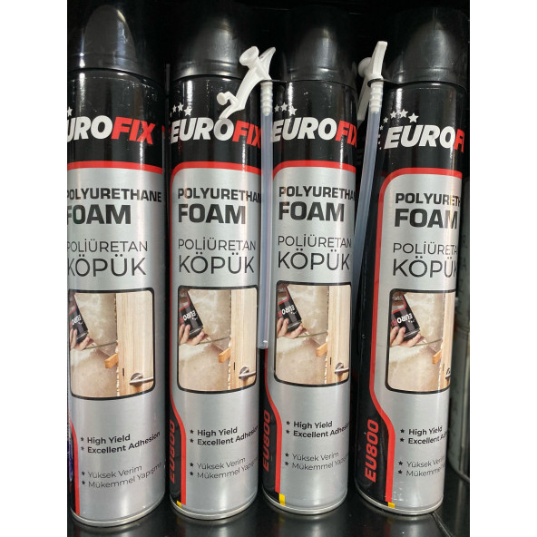 EUROFİX Çok Amaçlı Poliüretan Köpük 600 GR