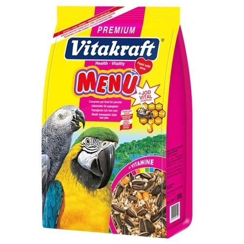 Vitakraft Menu Papağan Yemi 1000 Gr x 5 adet