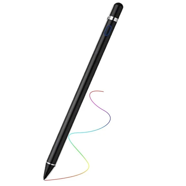 Stylus Kapasitif Dokunmatik Kalem Tüm Cihazlar Telefon ile Uyumlu Çizim Tasarım Tablet Kalemi - 2