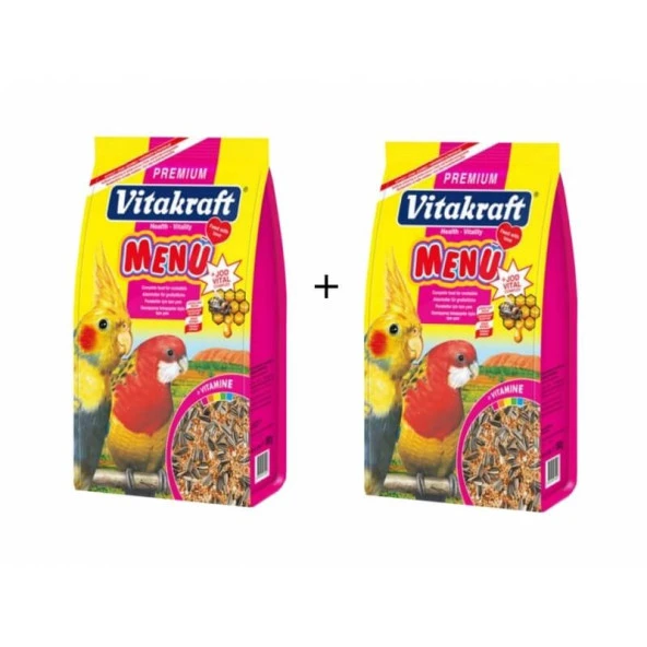 Vitakraft Menu Paraket Sultan Cennet Papağanı Yemi 1 Kg