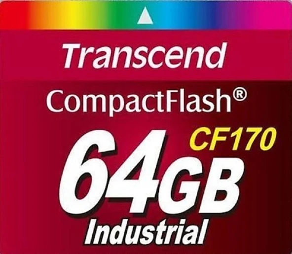 TRANSCEND - TS8GCF170 8GB CF170 300x Industrial Hafıza Kartı