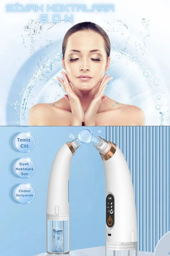 Vakumlu Siyah Nokta-Akne-Sivilce-Clean Yüz-Cilt Temizleme Bakım Cihazı-Aleti PROFESYONEL - 7
