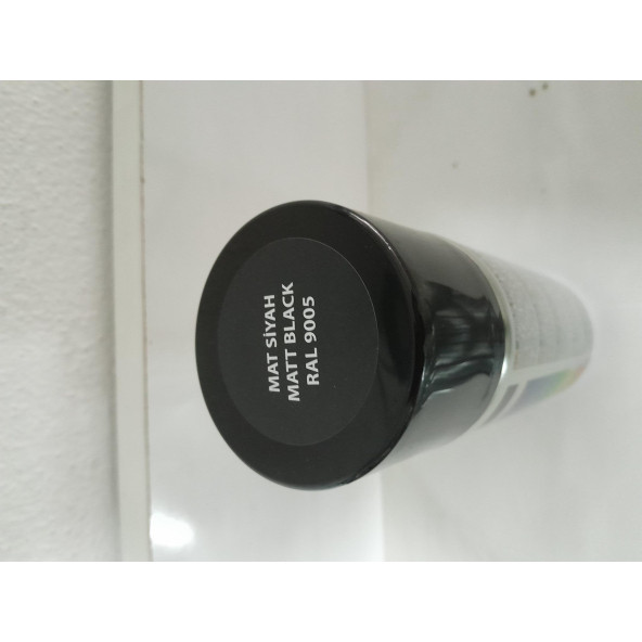 Energıe Mat Siyah Ral 9005 Sprey Boya
