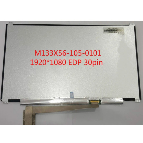 M133X56-105-0101 eDP laptop lcd ekranı 13.3  LED FHD IPS matrix 1920 1080 P M133X56 105 0101