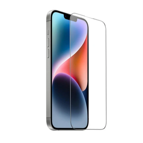 Coofbe 9D HD Full Screen Parmak İzi Bırakmaz Tempered İphone 15 Pro Ekran Koruyucu Full Kaplama Darbe Emici