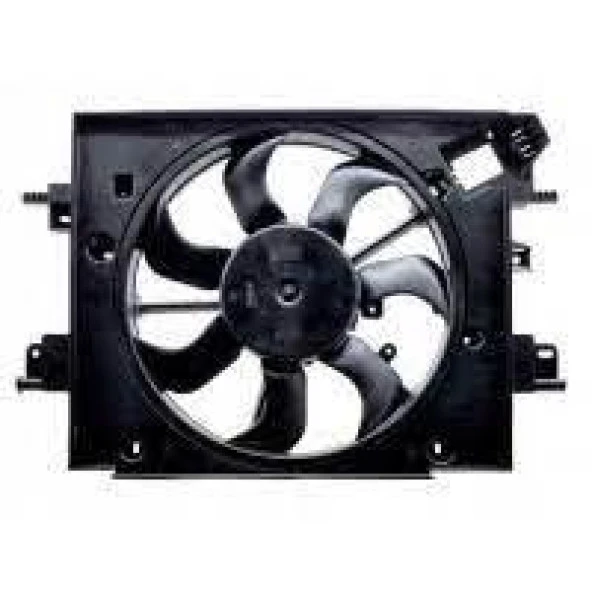 RADYATÖR FAN MOTORU DAVLUMBAZLI DUSTER 1.2/1.3TCE 1.5DCI 1.6 16V 10 ; CAPTUR 1.3TCE 18> REZİSTÖRSÜZ (12V - 3