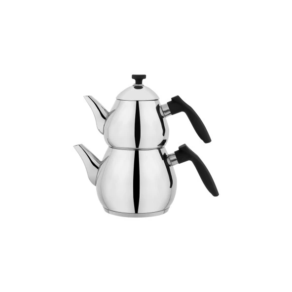 Schafer Tea Chef Küçük Boy Çaydanlık Takımı 4 Parça-Siyah - 2