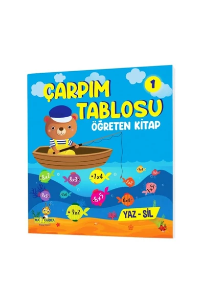 Çarpma Öğreten Kitap Yaz Sil Serisi ürün görseli 1