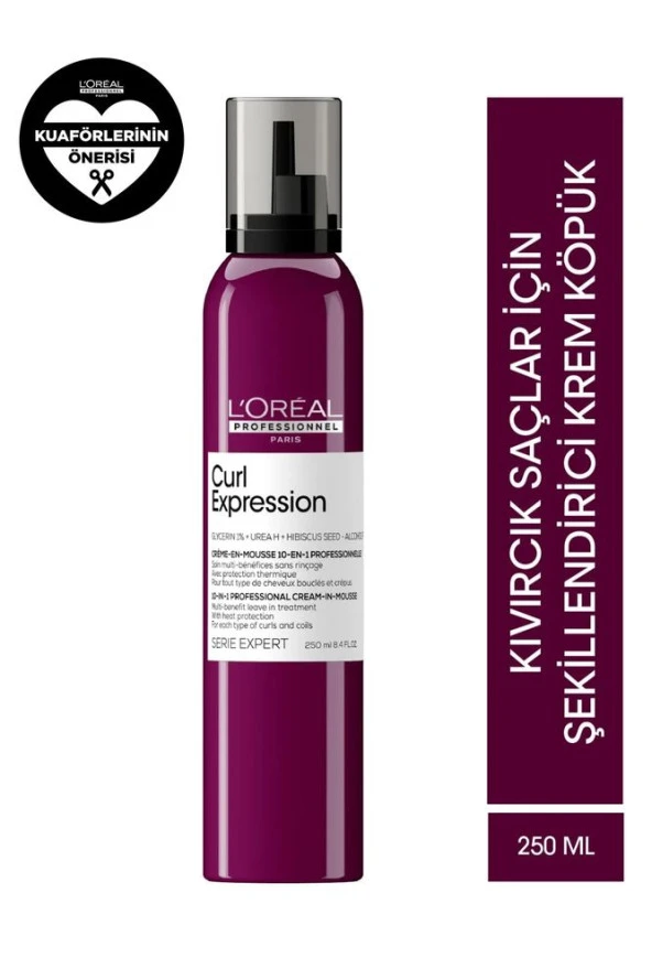 Serie Expert Curl Expression Kıvırcık Saçlar İçin Şekillendirici Krem Köpük 250 ml