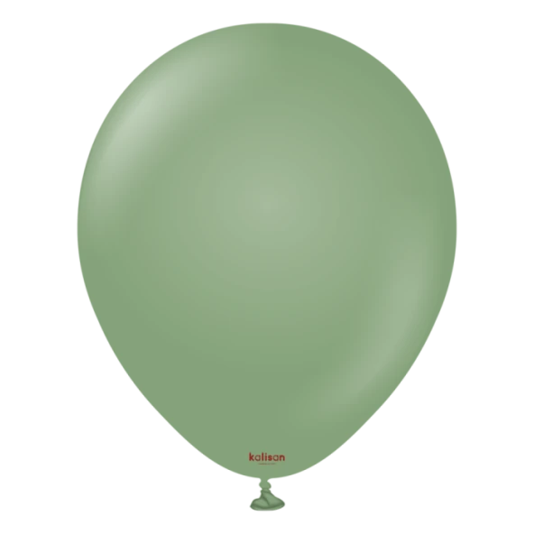 Retro Okaliptus Pastel Balon 5 li