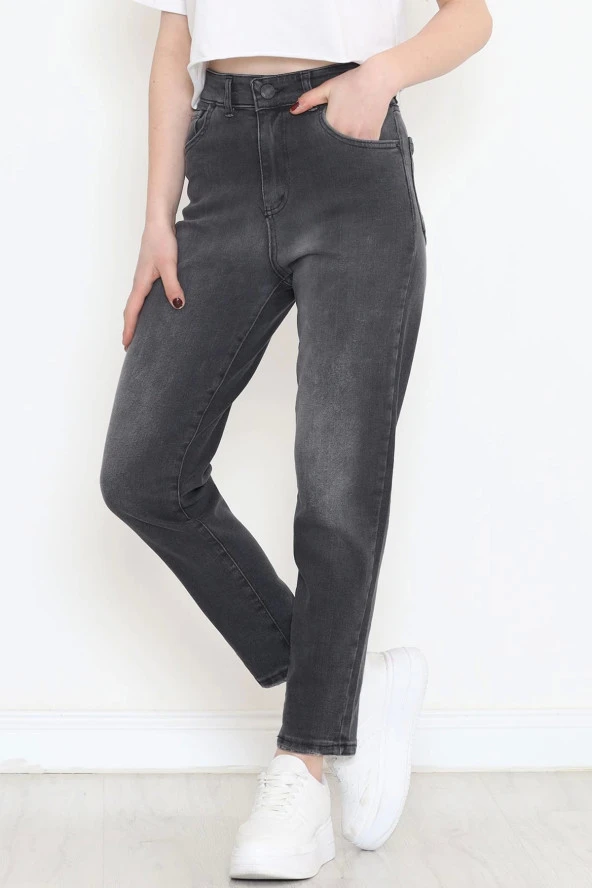 Boyfriend Kot Pantolon Füme3 - 3