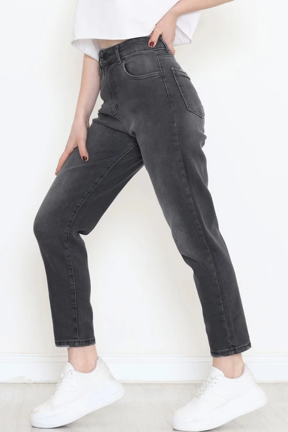 Boyfriend Kot Pantolon Füme3 - 5