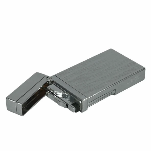 Dupont Tarz Yandan Çarklı Metal Çakmak Gümüş - Resim 5