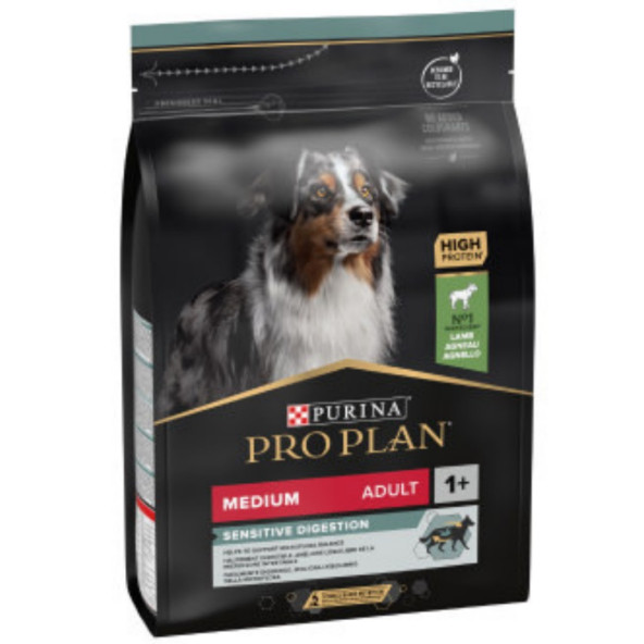 Proplan medium adult 3kg kuzulu köpek sensitive digestion kuzulu yetişkin köpek maması