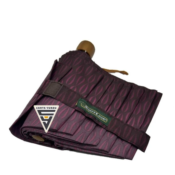 Snotline 08-L Süper Mini Manuel B1 Şemsiye Bordo - Resim 6