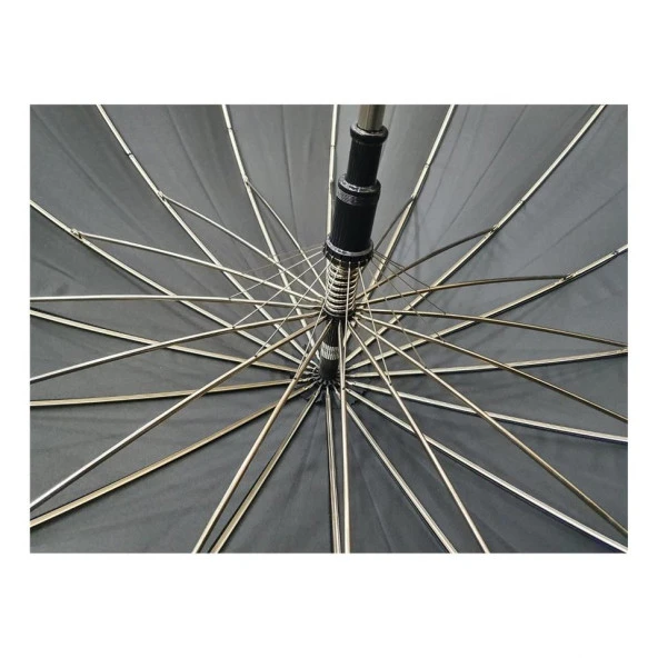 Snotline 41G 105 Cm Vale Protokol Baston Şemsiye Siyah - Resim 7