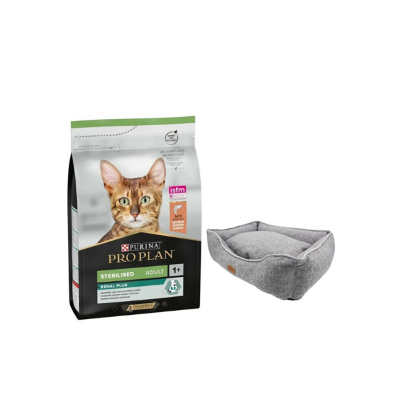 Pro Plan Sterilised Somonlu Kısırlaştırılmış Yetişkin Kedi Maması 10 kg + Lepus Premium Yatak