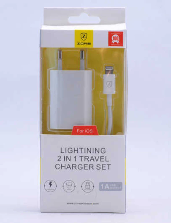 Zore Gold Lightning 1000 Mah Travel Z-08