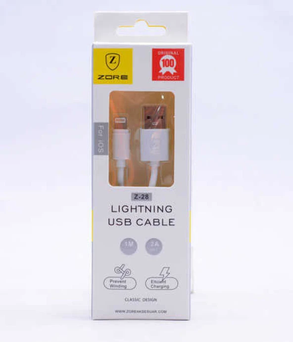 Pres Lightning Usb Kablo Z-28