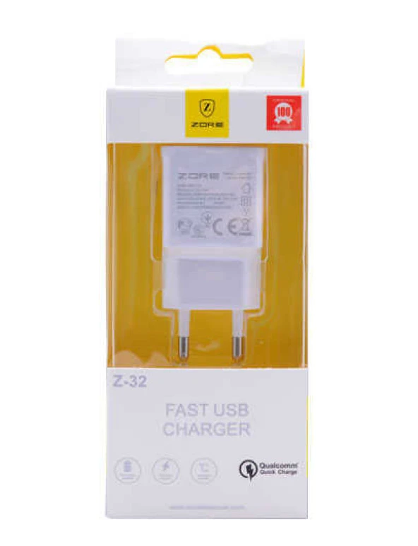 Zore Hızlı Usb Şarj Aleti Z-32