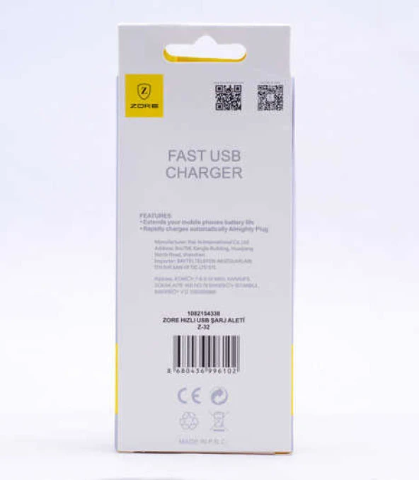 Zore Hızlı Usb Şarj Aleti Z-32 - 2