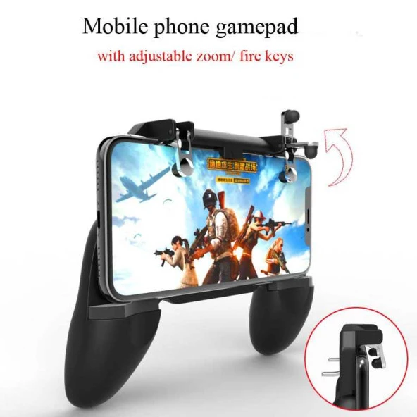 PUBG Tetik Mobil Game Oyun Kontrol Aparatı W10 - 2