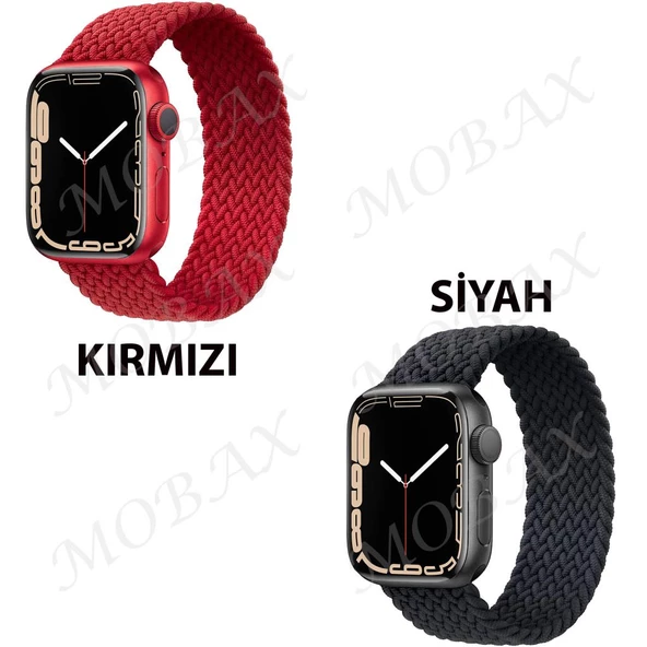 Apple Watch 44/45/46/49mm Kordon Large Örgü Solo Loop Kordon 32 160mm 2/3/4/5/6/se/7/8/9/10/11/ultra - 6