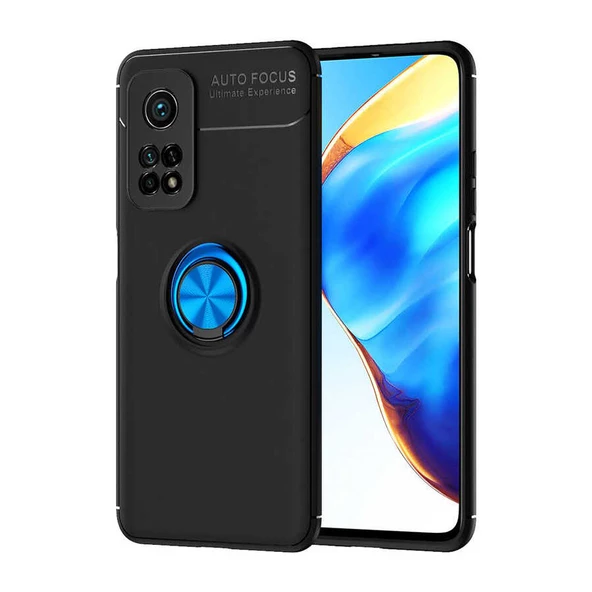 Xiaomi Mi 10T 5G Kılıf Yüzüklü Magnetli Ravel Case