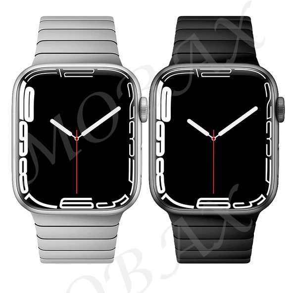 Apple Watch 10/11 42mm-38/40/41mm Kordon Baklalı Metal Kordon 2/3/4/5/6/se/7/8/9 ürün görseli