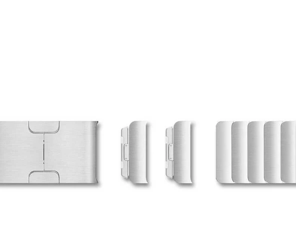 Apple Watch 10/11 42mm-38/40/41mm Kordon Baklalı Metal Kordon 2/3/4/5/6/se/7/8/9 - Resim 10