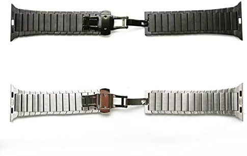 Apple Watch 10/11 42mm-38/40/41mm Kordon Baklalı Metal Kordon 2/3/4/5/6/se/7/8/9 - Resim 9