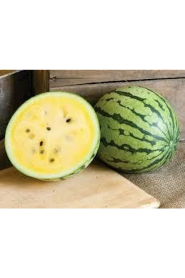 3 Adet Ithal Nadir Sarı Karpuz Tohumu - Resim 3