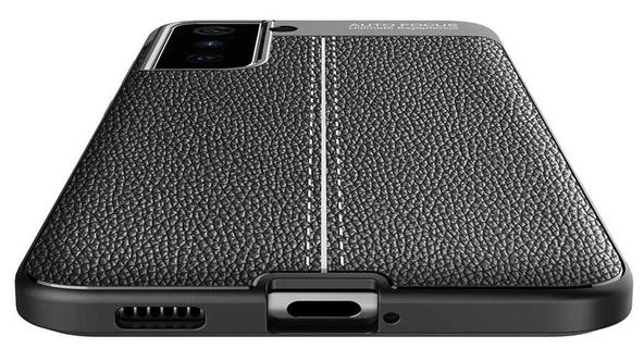 Samsung Galaxy S21 Kılıf Deri Tarzı Niss Silikon Case - 8