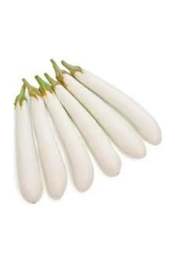 5 Adet Tohum Nadir Beyaz Kemer Patlıcan Tohumu - Resim 2