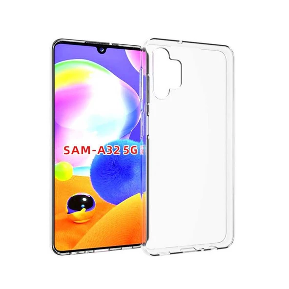 Samsung Galaxy A32 4G Kılıf Şeffaf Silikon Hibrit Case