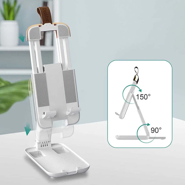 Tablet Telefon Tutucu Standı Teleskopik Masaüstü 13inç 095 - 2