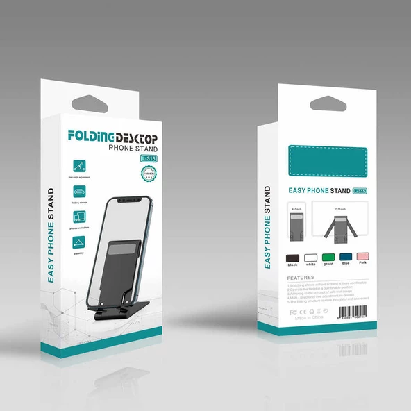 Tablet Telefon Tutucu Standı Alüminyum Teleskopik Masaüstü L315 - 2