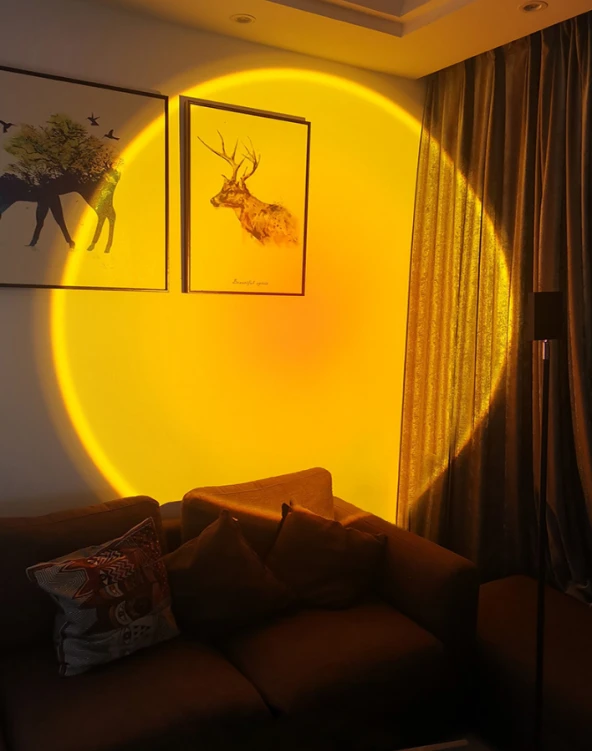 Dekoratif Ambiyans Ayaklı Işık Kaynağı Oval Işık Süzmesi K160H