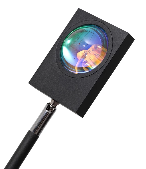 Dekoratif Ambiyans Ayaklı Işık Kaynağı Oval Işık Süzmesi K160H - 2