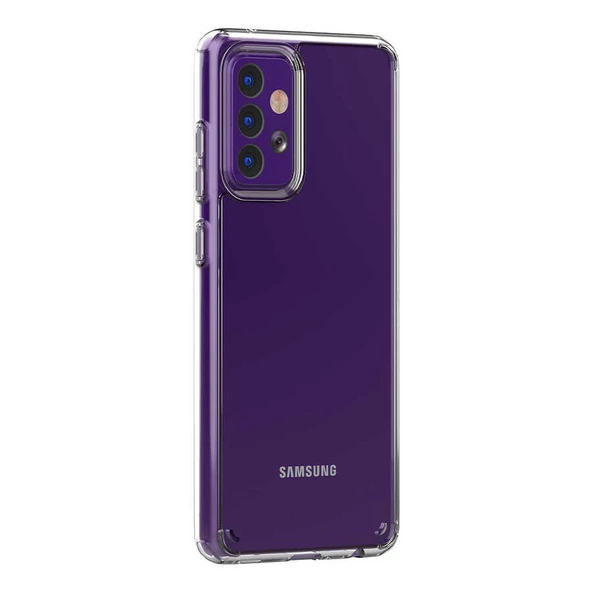 Samsung Galaxy A52 Kılıf Full Şeffaf Sararmaz Kapak - 4