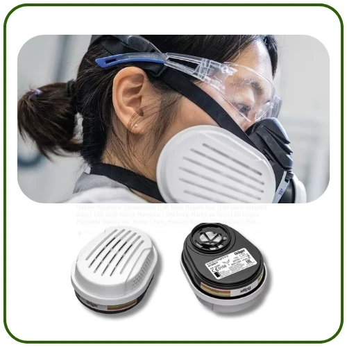 A1B1E1K1 Maske Filtresi | Drager X-Plore 3300 Gaz Maskesi İçin - Resim 6