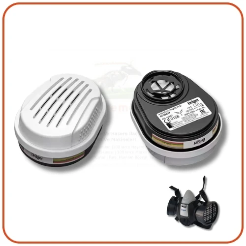 A1B1E1K1 Maske Filtresi | Drager X-Plore 3300 Gaz Maskesi İçin - Resim 5