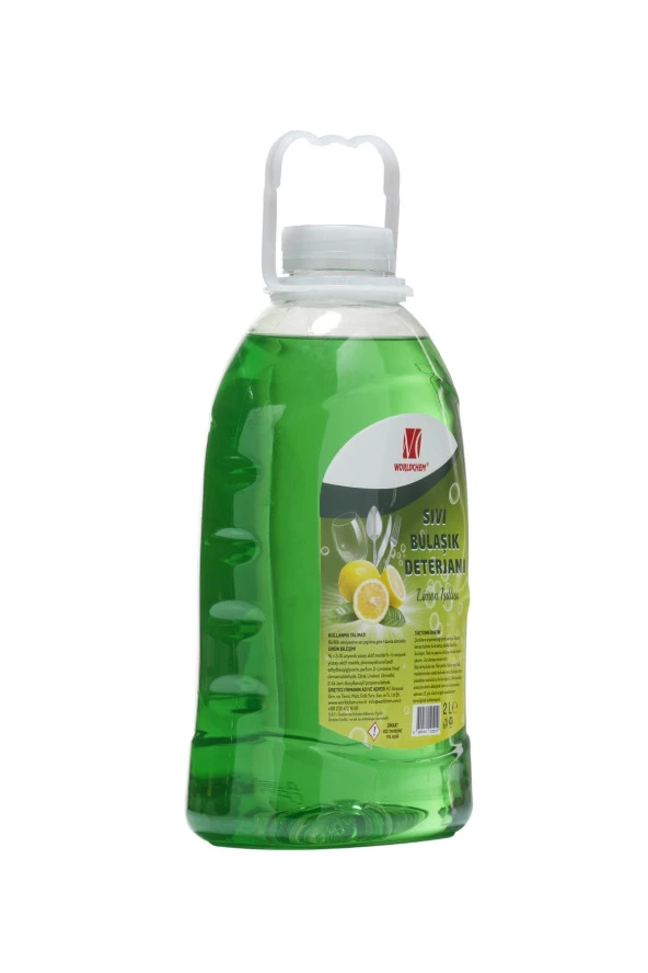 Sıvı Bulaşık Deterjanı Limon Işıltısı Yeşil 2 L - 3