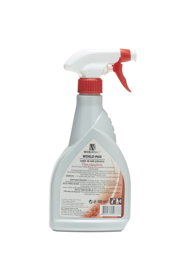 World Max Bitkisel Leke ve Kir Çözücü Vegan 500 ml - 4