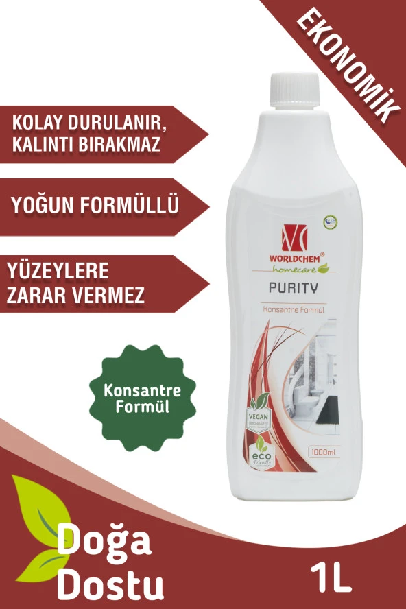 Purity Bitkisel Banyo Tuvalet Temizleyici Çevre Dostu Vegan 1000 ml - 2