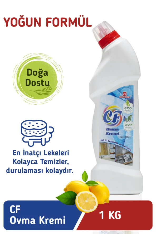 Bitkisel Ovma ve Parlatma Kremi Yoğun Formüllü CF  1 kg - 4