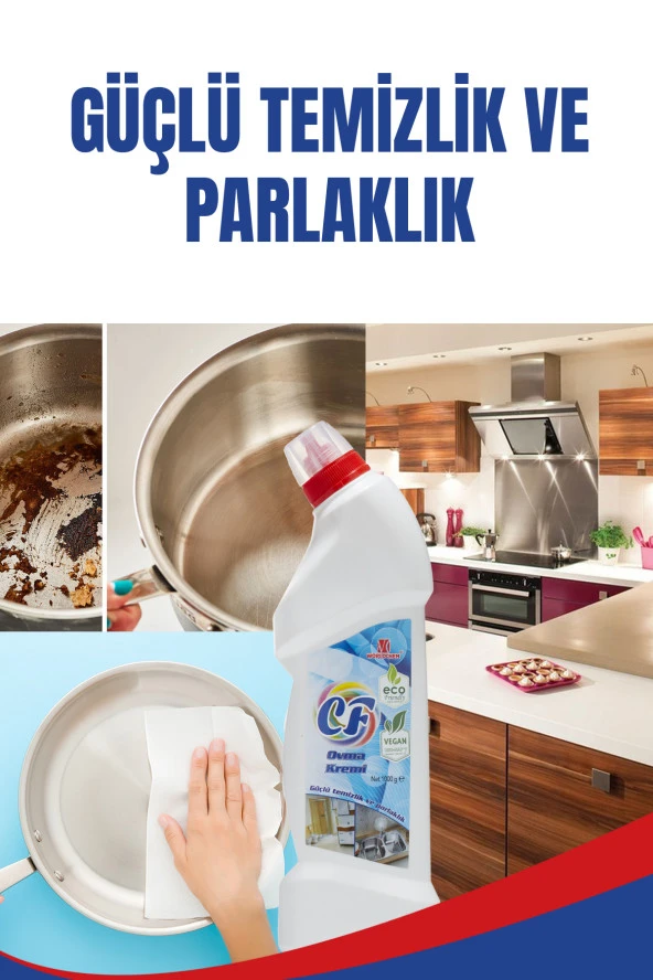 Bitkisel Ovma ve Parlatma Kremi Yoğun Formüllü CF  1 kg - 5