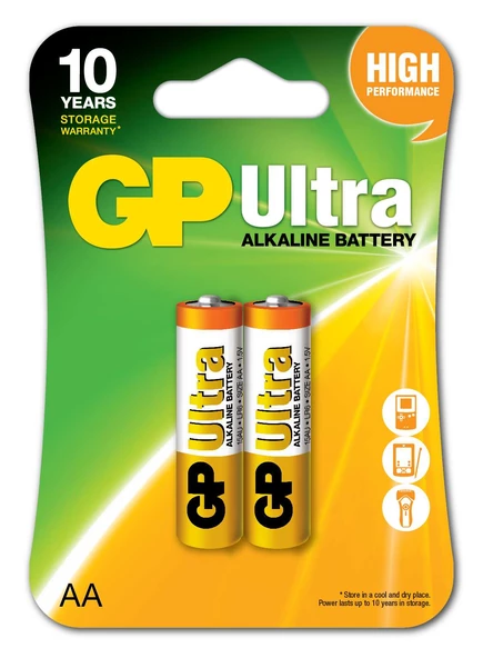 GP G-Tech LR6 AA Boy Ultra Alkalin Kalem Pil 2'li Paket GP15AU-U2